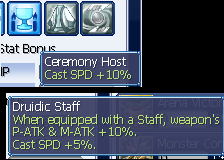 Cast description screenshot