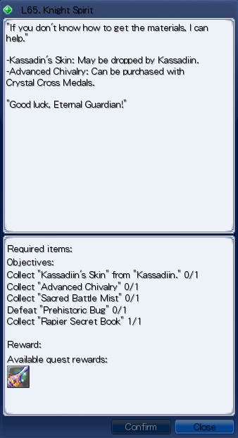 Awakened weapon quest screenshot